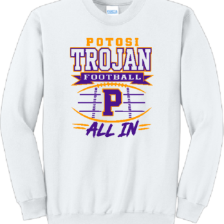 Trojan Football Crew Neck Sweatshirt