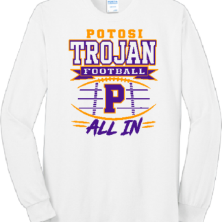 Trojan Football Long Sleeve T